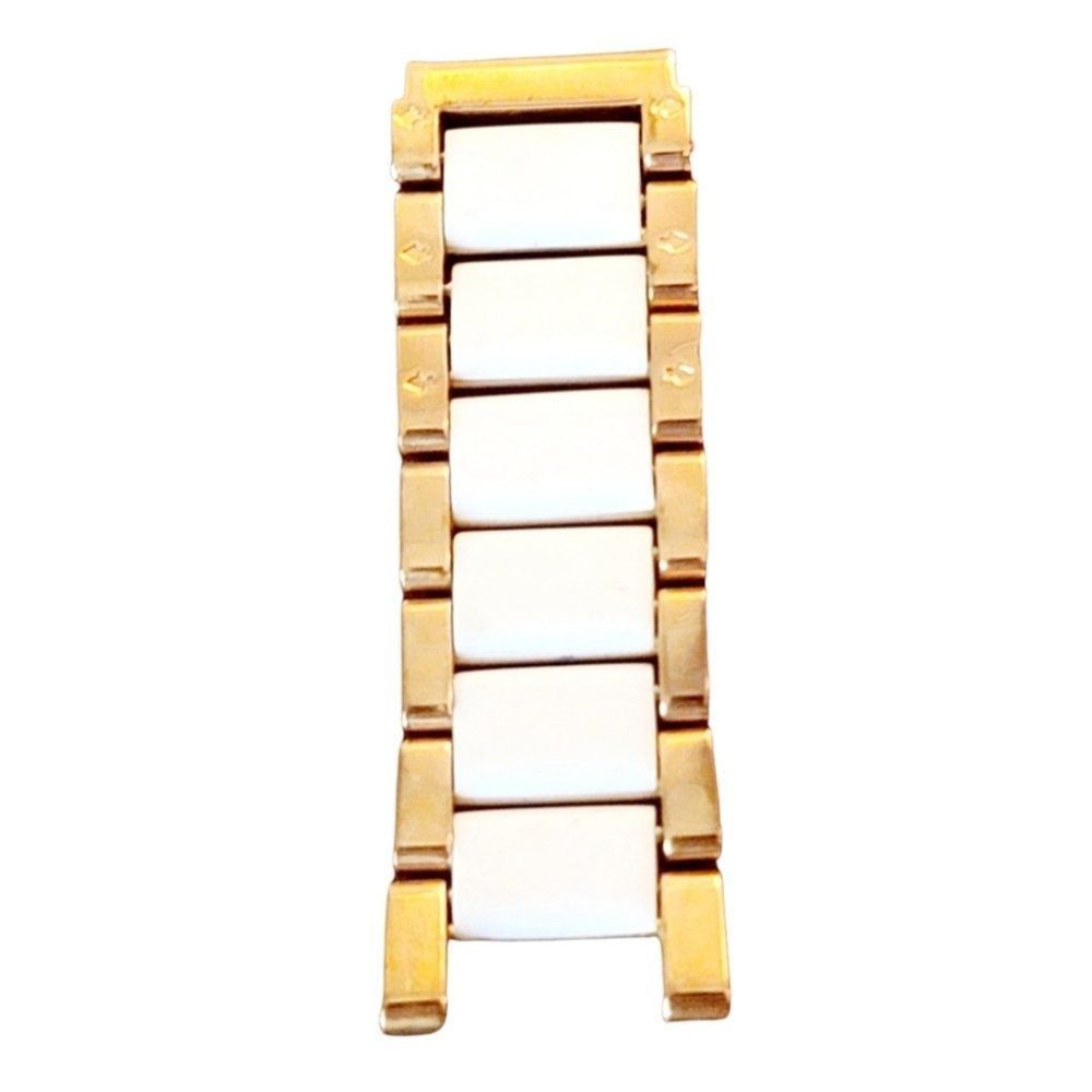 Micheal Kors White Ceramic and RoseGold Watch Link